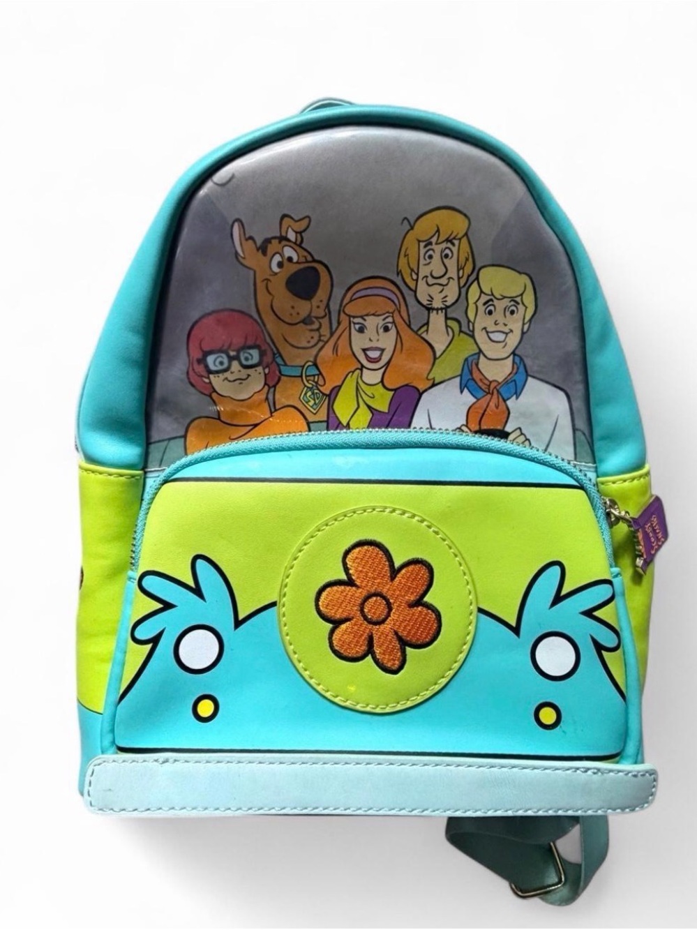 Scooby-Doo Teal & Lime Character Mini Backpack